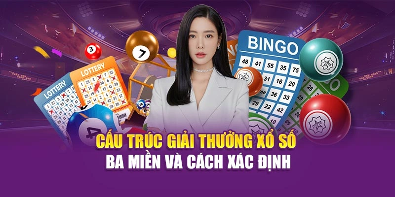 Cấu trúc giải thưởng Xổ số ba miền và cách xác định